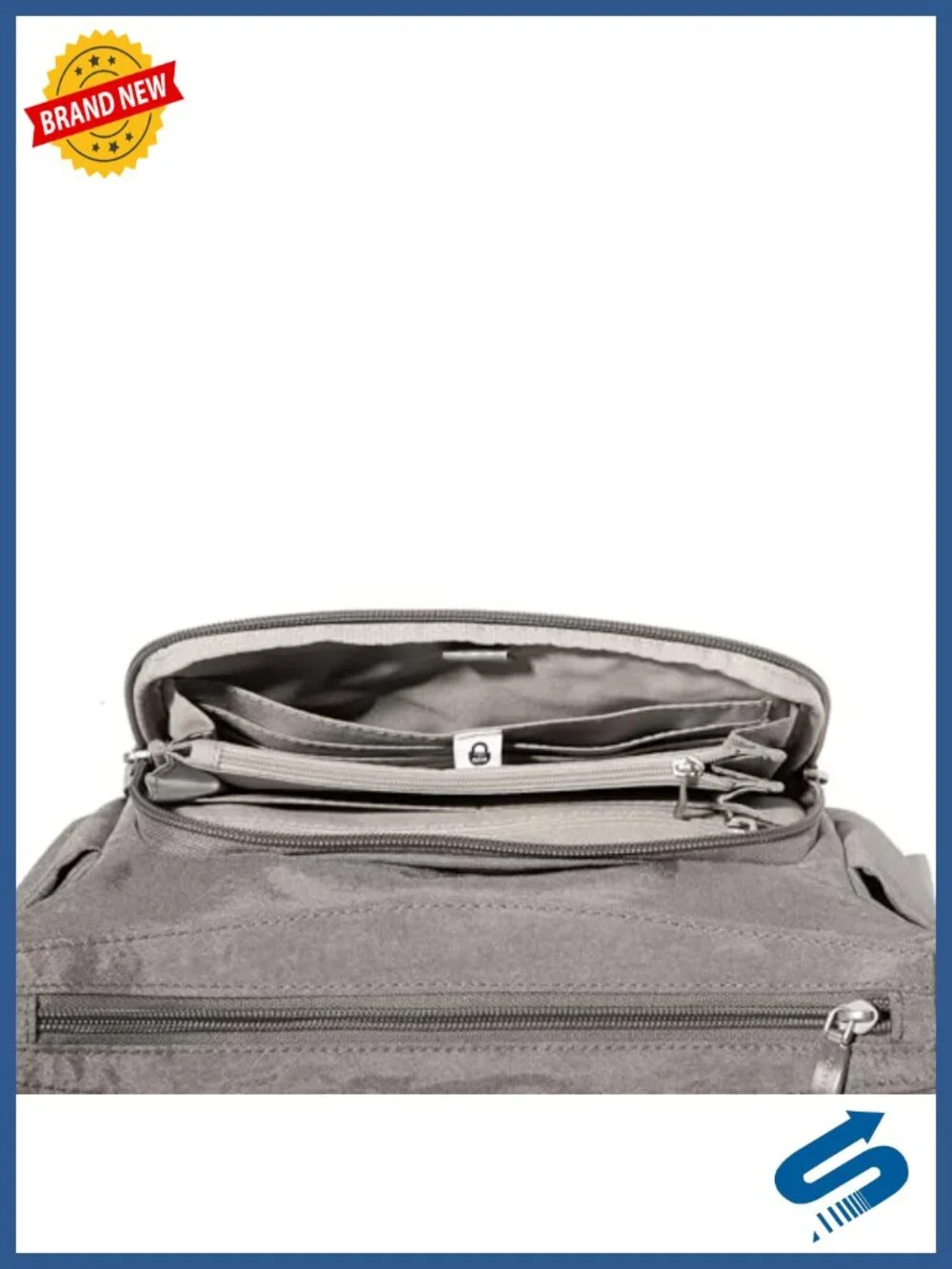 Baggallini Crosstown Hobo Crossbody Nylon RFID